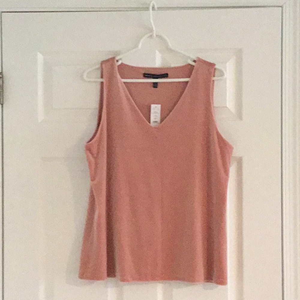 NWT Pink velvet WHBM sleeveless top